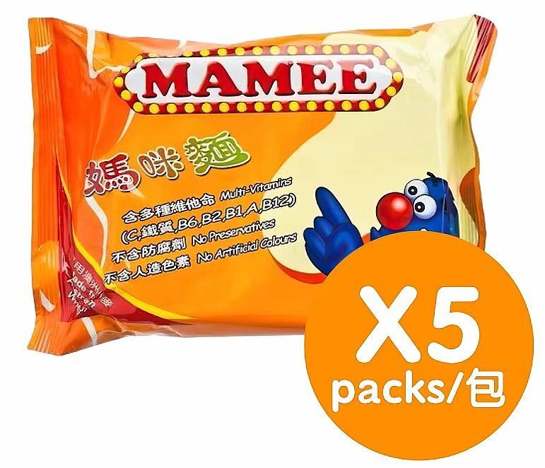 MAMEE Snack Noodles 媽咪麵 60g 5pcs – SuperMochi 香港&亞洲產品-全球購
